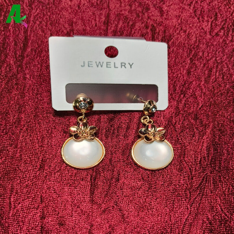 Trendy Gold-Plated Fashion Earring-B