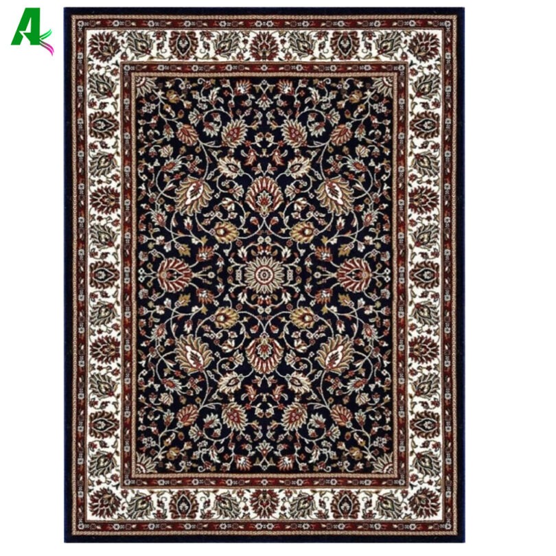 New Kashmiri Persian Design Extra Look Carpet for Living Room Bedroom and for Hall | Handwoven Designer Anti Skid Carpets | Quality Carpets & Rugs for Home Decor | Size: 4 x 6 feet